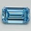 2.03 Ct. Fancy Vivid Blue Emerald Lab Grown Diamond