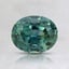 6.8x5.5mm Teal Oval Montana Sapphire