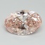 7.03 Ct. Fancy Vivid Pink Oval Lab Grown Diamond