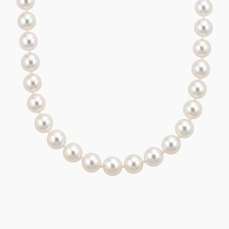 Margaret 16 in. Premium Akoya Cultured Pearl Strand Necklace (6.5-7mm)