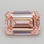 5.05 Ct. Fancy Intense  Pink Emerald Lab Grown Diamond