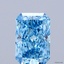 1.51 Ct. Fancy Vivid Blue Radiant Lab Grown Diamond