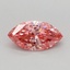 0.58 Ct. Fancy Vivid Pink Marquise Lab Grown Diamond