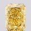 1.61 Ct. Fancy Vivid  Yellow Radiant Lab Grown Diamond