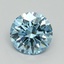 1.42 Ct. Fancy Vivid Blue Round Lab Grown Diamond