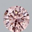 1.59 Ct. Fancy Intense Pink Round Lab Grown Diamond