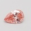 0.47 Ct. Fancy Intense Pink Pear Lab Grown Diamond