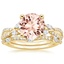 18KY Morganite Luxe Willow Bridal Set (1/2 ct. tw.), smalltop view