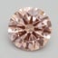 2.59 Ct. Fancy Intense Pink Round Lab Grown Diamond
