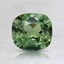 6.5x6mm Green Cushion Sapphire