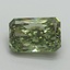 4.02 Ct. Fancy Vivid Green Radiant Lab Grown Diamond