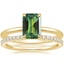 18K Yellow Gold Petite Elodie Ring with Luxe Ballad Diamond Ring