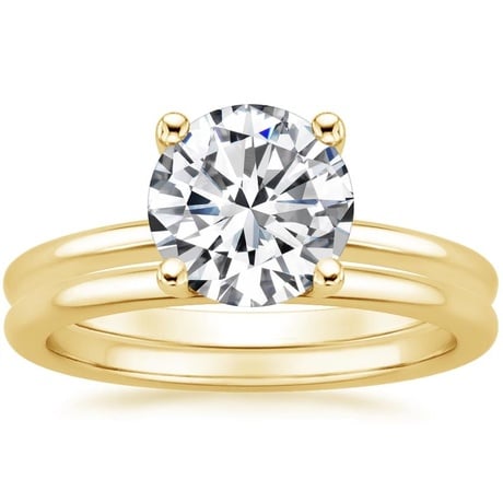 18K Yellow Gold Perfect Fit Bridal Set