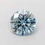 1.02 Ct. Fancy Intense  Blue Round Lab Grown Diamond