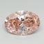 8.34 Ct. Fancy Vivid Pink Oval Lab Grown Diamond