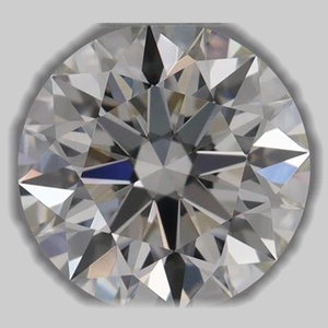 Round diamond — real photo