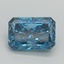 1.59 Ct. Fancy Vivid Blue Radiant Lab Grown Diamond