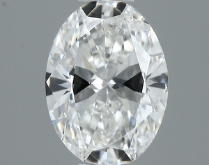 Oval diamond — real photo