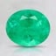 8.3x7mm Oval Colombian Emerald