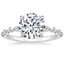 18K White Gold Versailles Half-Coverage Diamond Ring (1/3 ct. tw.), smalltop view