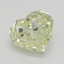 1.62 Ct. Fancy Light Yellow Heart Diamond
