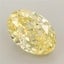 6.12 Ct. Fancy Vivid Yellow Oval Lab Grown Diamond