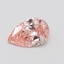 0.40 Ct. Fancy Intense Pink Pear Lab Grown Diamond