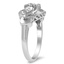 The Ramona Ring, smalltop view on a hand