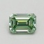 0.70 Ct. Fancy Intense Pacific Green Emerald Lab Grown Diamond