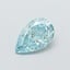 0.97 Ct. Fancy Intense Blue Pear Lab Grown Diamond