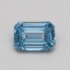 1.02 Ct. Fancy Intense Blue Emerald Lab Grown Diamond