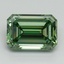 3.07 Ct. Fancy Vivid Green Emerald Lab Grown Diamond