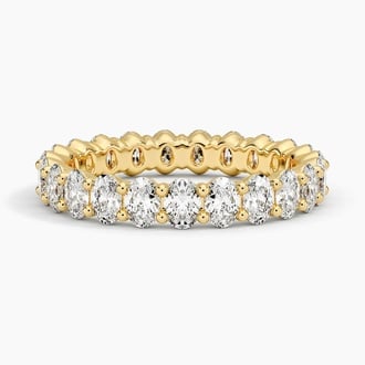 Oval Eternity Diamond Ring (2 ct. tw.) in 18K Yellow Gold