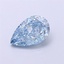 1.53 Ct. Fancy Vivid Blue Pear Lab Grown Diamond