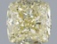 1.01 Ct. Fancy Light Yellow Cushion Lab Grown Diamond