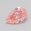 0.29 Ct. Fancy Vivid  Pink Pear Lab Grown Diamond