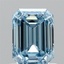 1.16 Ct. Fancy Vivid Blue Emerald Lab Grown Diamond