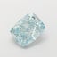 4.02 Ct. Fancy Intense Bluish Green Cushion Lab Grown Diamond