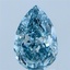 2.26 Ct. Fancy Vivid Blue Pear Lab Grown Diamond