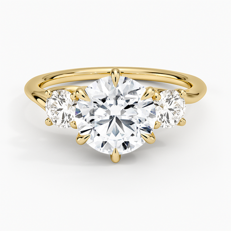 Luxe Delilah Three Stone Diamond Ring