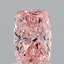 1.02 Ct. Fancy Vivid Pink Cushion Lab Grown Diamond