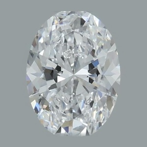Oval diamond — real photo