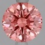 1.06 Ct. Fancy Vivid Pink Round Lab Grown Diamond