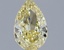 1.09 Ct. Fancy Intense Yellow Pear Lab Grown Diamond