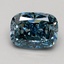 1.09 Ct. Fancy Deep Blue Cushion Lab Grown Diamond