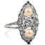 Edwardian Diamond Cocktail Ring