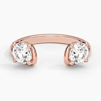 Round Diamond Trio Stacking Ring (1 ct. tw.) in 14K Rose Gold