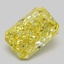 3.04 Ct. Fancy Intense  Yellow Radiant Lab Grown Diamond