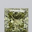 1.31 Ct. Fancy Vivid  Green Princess Lab Grown Diamond