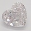 0.71 Ct. Very Light Pink Heart Diamond